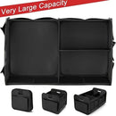 1 Car Trunk Organizer, Automotive Storage, Reinforced Handle, Foldable Multi-Compartment Car Organizer, 600D Oxford Fabric, Suitable for Any Car, SUV, Minivan, Vehicle Storage.red