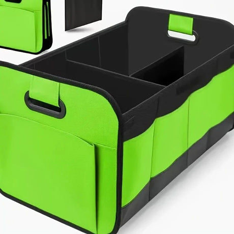 1 Car Trunk Organizer, Automotive Storage, Reinforced Handle, Foldable Multi-Compartment Car Organizer, 600D Oxford Fabric, Suitable for Any Car, SUV, Minivan, Vehicle Storage.red