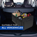 1 Car Trunk Organizer, Automotive Storage, Reinforced Handle, Foldable Multi-Compartment Car Organizer, 600D Oxford Fabric, Suitable for Any Car, SUV, Minivan, Vehicle Storage.GREY