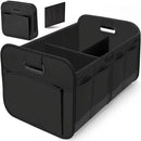 1 Car Trunk Organizer, Automotive Storage, Reinforced Handle, Foldable Multi-Compartment Car Organizer, 600D Oxford Fabric, Suitable for Any Car, SUV, Minivan, Vehicle Storage.GREY