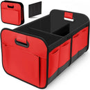 1 Car Trunk Organizer, Automotive Storage, Reinforced Handle, Foldable Multi-Compartment Car Organizer, 600D Oxford Fabric, Suitable for Any Car, SUV, Minivan, Vehicle Storage.GREEN