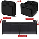1 Car Trunk Organizer, Automotive Storage, Reinforced Handle, Foldable Multi-Compartment Car Organizer, 600D Oxford Fabric, Suitable for Any Car, SUV, Minivan, Vehicle Storage.BLUE