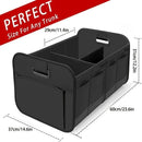 1 Car Trunk Organizer, Automotive Storage, Reinforced Handle, Foldable Multi-Compartment Car Organizer, 600D Oxford Fabric, Suitable for Any Car, SUV, Minivan, Vehicle Storage.BLUE