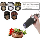 silver Gravity - sensing, grind with tilting —— Intelligent Pepper Grinder, adjust grind fineness freely for seasoning