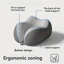 beige  Travel & Home Neck Pillow – Ergonomic, portable, perfect for sleep. Fits desks, cars, and long flights. Features slow rebound foam, washable cover.
