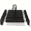 30-Pack Multi-Purpose Adjustable Pant Hangers: Thickened Non-Slip Clips, 360° Rotating Hook, Adjustable Width, Suitable for Organizing and Drying Various Clothes, Towels, and More.