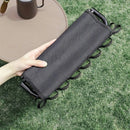 Folding Camping Stool with Hook 660g Lightweight Oxford Cloth Collapsible Seat for Fishing Picnic Hiking & Waiting(black)