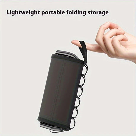 Folding Camping Stool with Hook 660g Lightweight Oxford Cloth Collapsible Seat for Fishing Picnic Hiking & Waiting(black)