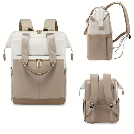 BLACK Korean-style Fashion Compact Backpack, Multi-functional & Large Capacity, Lightweight & Easy to Carry, Fits Daily Commute, Lunch Outings, and Short Trips.