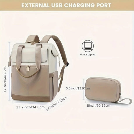 BLACK Korean-style Fashion Compact Backpack, Multi-functional & Large Capacity, Lightweight & Easy to Carry, Fits Daily Commute, Lunch Outings, and Short Trips.