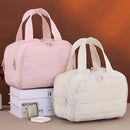Travel Toiletry & Makeup Bag – Large Capacity Organiser Wash Bag with Compartments(PINK)