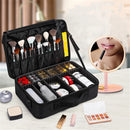 Professional Makeup Case: Flexible Zoning, Triple-tier Capacity, Your Hassle-free Travel Storage Partner.