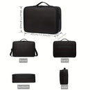 Professional Makeup Case: Flexible Zoning, Triple-tier Capacity, Your Hassle-free Travel Storage Partner.