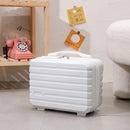 14 Inch Mini Makeup Case, Lightweight Cosmetic Travel Bag with Shoulder Strap & Zipper Closure(pink)