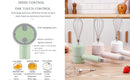Green Wireless charging handheld mixer, 30W with three-speed settings. Dual whisk heads designed for whipping eggs, cream, and batter. Suitable for both kitchen and outdoor use, also an ideal gift.