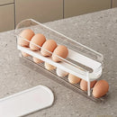 2pcs Automatic Replenishing Egg Box: Refrigerator Storage Essential, Space - saving and Easy to Access