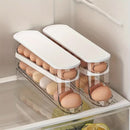 2pcs Automatic Replenishing Egg Box: Refrigerator Storage Essential, Space - saving and Easy to Access