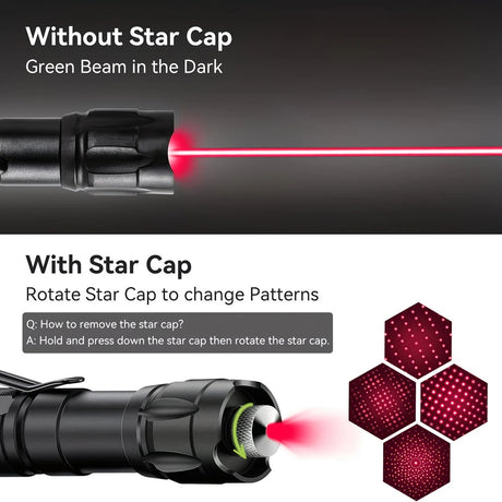 1 piece Red High-Power Red Laser Pointer, Laser Pointer for Indoor Meetings, Tactical Laser Flashlight for Outdoor Camping and Hiking