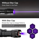 1 piece Green High-Power Green Laser Pointer, Laser Pointer for Indoor Meetings, Tactical Laser Flashlight for Outdoor Camping and Hiking