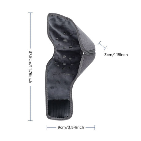 Heated Ankle Wrap with Massage – Infrared Heat Therapy, Vibration Massage, Rechargeable & Adjustable Strap | [NEW ARRIVAL]