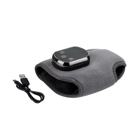 Heated Ankle Wrap with Massage – Infrared Heat Therapy, Vibration Massage, Rechargeable & Adjustable Strap | [NEW ARRIVAL]