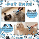 4-Piece Pet Dematting Comb Set – Deshedding & Flea Comb for Cats & Dogs, Fine Tooth & Double-Sided Grooming Tools, Long & Short Hair