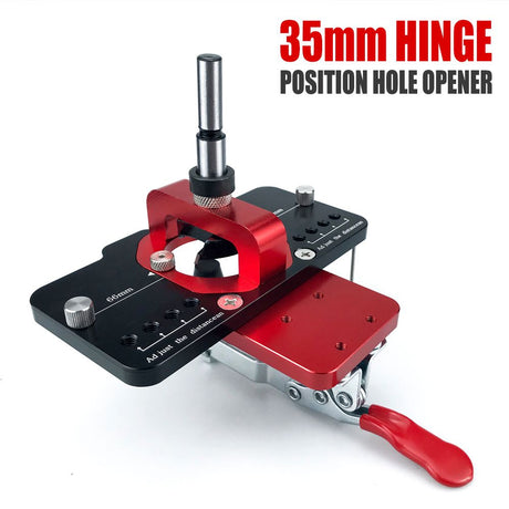 35mm Hinge Drilling Positioning Tool: Adjustable Offset and Controllable Depth, Precision Drilling Done in One Step