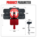 35mm Hinge Drilling Positioning Tool: Adjustable Offset and Controllable Depth, Precision Drilling Done in One Step
