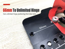 35mm Hinge Drilling Positioning Tool: Adjustable Offset and Controllable Depth, Precision Drilling Done in One Step