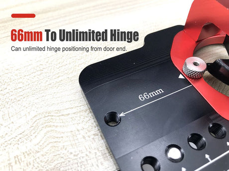 35mm Hinge Drilling Positioning Tool: Adjustable Offset and Controllable Depth, Precision Drilling Done in One Step