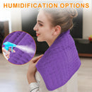 Dark grey This large heating pad (24" x 12") features 6 temperature levels and 4 timer settings, with rapid heating and auto-off functions. It is portable, machine-washable, and suitable for the neck, back, legs, abdomen, and knees—an ideal gift for holid