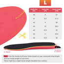 Rechargeable Heated Insoles with Bluetooth APP Control – 3 Heat Settings (40–60°C), Trim-to-Fit, 3000mAh Battery | NEW ARRIVAL(NO: L)