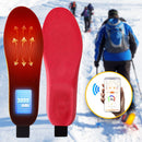Rechargeable Heated Insoles with Bluetooth APP Control – 3 Heat Settings (40–60°C), Trim-to-Fit, 3000mAh Battery | NEW ARRIVAL(NO: L)