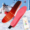 Rechargeable Heated Insoles with Bluetooth APP Control – 3 Heat Settings (40–60°C), Trim-to-Fit, 3000mAh Battery | NEW ARRIVAL(NO: L)