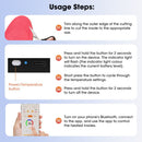 Rechargeable Heated Insoles with Bluetooth APP Control – 3 Heat Settings (40–60°C), Trim-to-Fit, 3000mAh Battery | NEW ARRIVAL(NO: L)