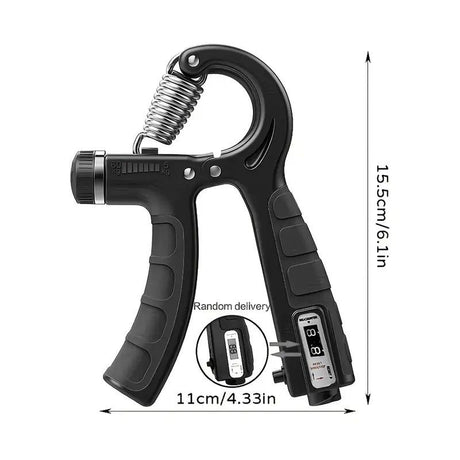 Adjustable Heavy-Duty Grip Strengthener with Counter, 10-100kg – Powerful Forearm and Wrist Builder for Complete Muscle Training & Strength Conditioning(Macalan)