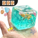 Slow Rise Squishy Toy Starfish Ocean Island Maltose Style Soft Slow Rebound Stress Relief Fidget Sensory Toy 3cm Cute Kawaii Desk Decor