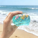 Slow Rise Squishy Toy Starfish Ocean Island Maltose Style Soft Slow Rebound Stress Relief Fidget Sensory Toy 3cm Cute Kawaii Desk Decor