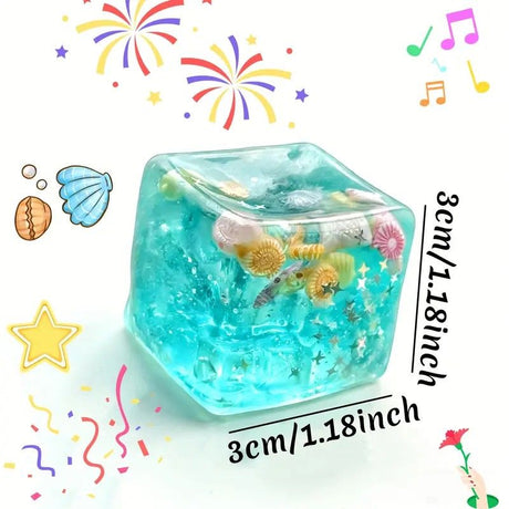 Slow Rise Squishy Toy Starfish Ocean Island Maltose Style Soft Slow Rebound Stress Relief Fidget Sensory Toy 3cm Cute Kawaii Desk Decor