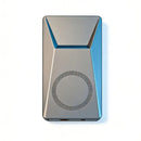 Zinc Alloy Cyber Pusher Click Coin, Mini Metal Fingertip Stress Reliever, EDC Crisp Click Sound Office Desk Toy(khaki)