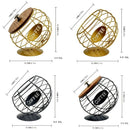 1pc Unique Coffee Capsule Basket Iron Coffee Pod Holder with Slanted Design for Home Bar and Cafe Display。black