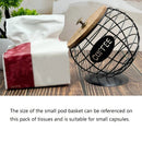 1pc Unique Coffee Capsule Basket Iron Coffee Pod Holder with Slanted Design for Home Bar and Cafe Display。black