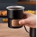 6-Piece Pour Over Coffee Set, Coffee Machine Gift Box, Pour Over Coffee Kettle, Coffee Cup, Coffee Bean Grinder Set.inherent/true qualities