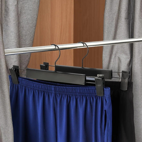10-Pack Multi-Purpose Adjustable Pant Hangers: Thickened Non-Slip Clips, 360° Rotating Hook, Adjustable Width, Suitable for Organizing and Drying Various Clothes, Towels, and More.