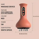 Smart Lymphatic and Back Massager, featuring deep tissue massage and portable design. Powered by USB with a modern aesthetic, it's a perfect holiday health gift for loved ones.