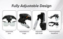 Head-mounted rechargeable magnifier, high-definition lenses with LED lighting, dual wearing modes for flexible switching, full-dimensional adjustment for precision work, lightweight, scratch-resistant, and durable, long battery life supporting repair and