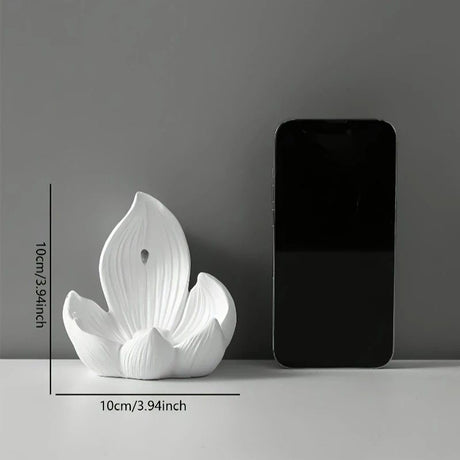 One lotus-shaped incense cone, a multifunctional home decoration piece, suitable for yoga and meditation.（black)