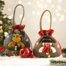 Christmas Plush Bell Bags 3-Pack: Snowman, Reindeer & Santa, Filled with Joy and Surprise