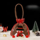 Christmas Plush Bell Bags 3-Pack: Snowman, Reindeer & Santa, Filled with Joy and Surprise