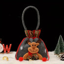 Christmas Plush Bell Bags 3-Pack: Snowman, Reindeer & Santa, Filled with Joy and Surprise